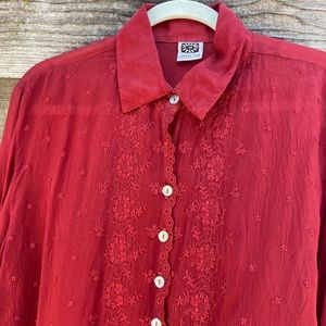 Johnny Was Collection Red top